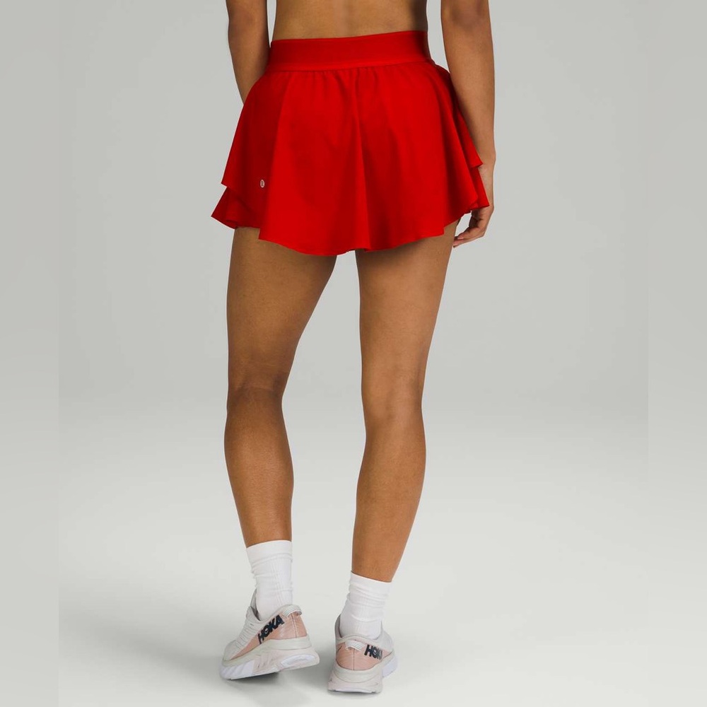 Lululemon Court Rival High-Rise Skirt, red, 6